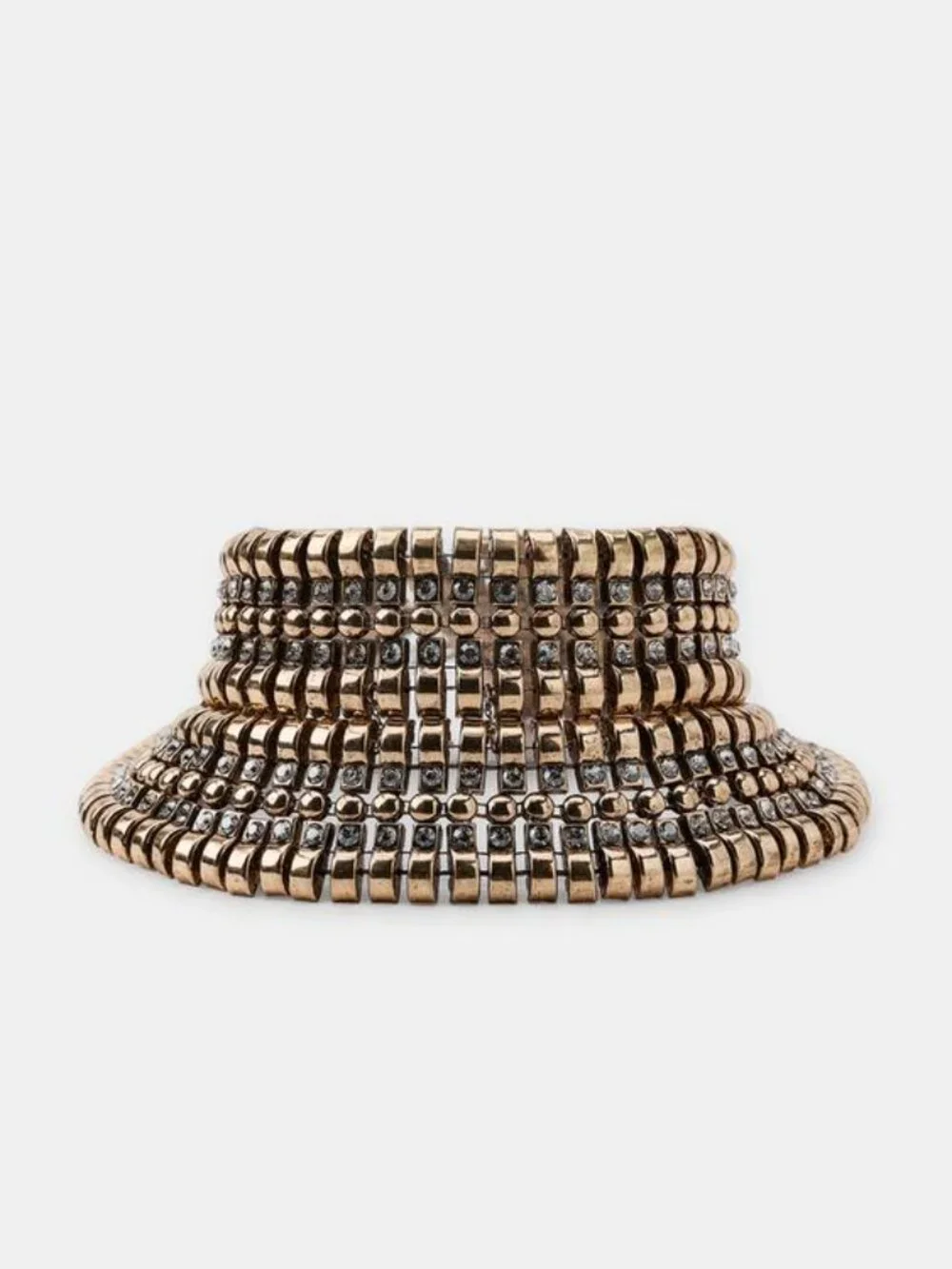 ❣️PRICE FIRM❣️ ZARA MAXI METAL PIECES CHOKER NECKLACE